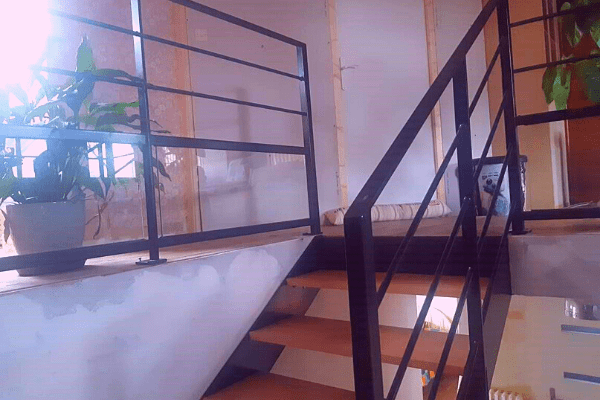 Escalier et verrière